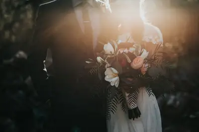 Elegant bridal updo